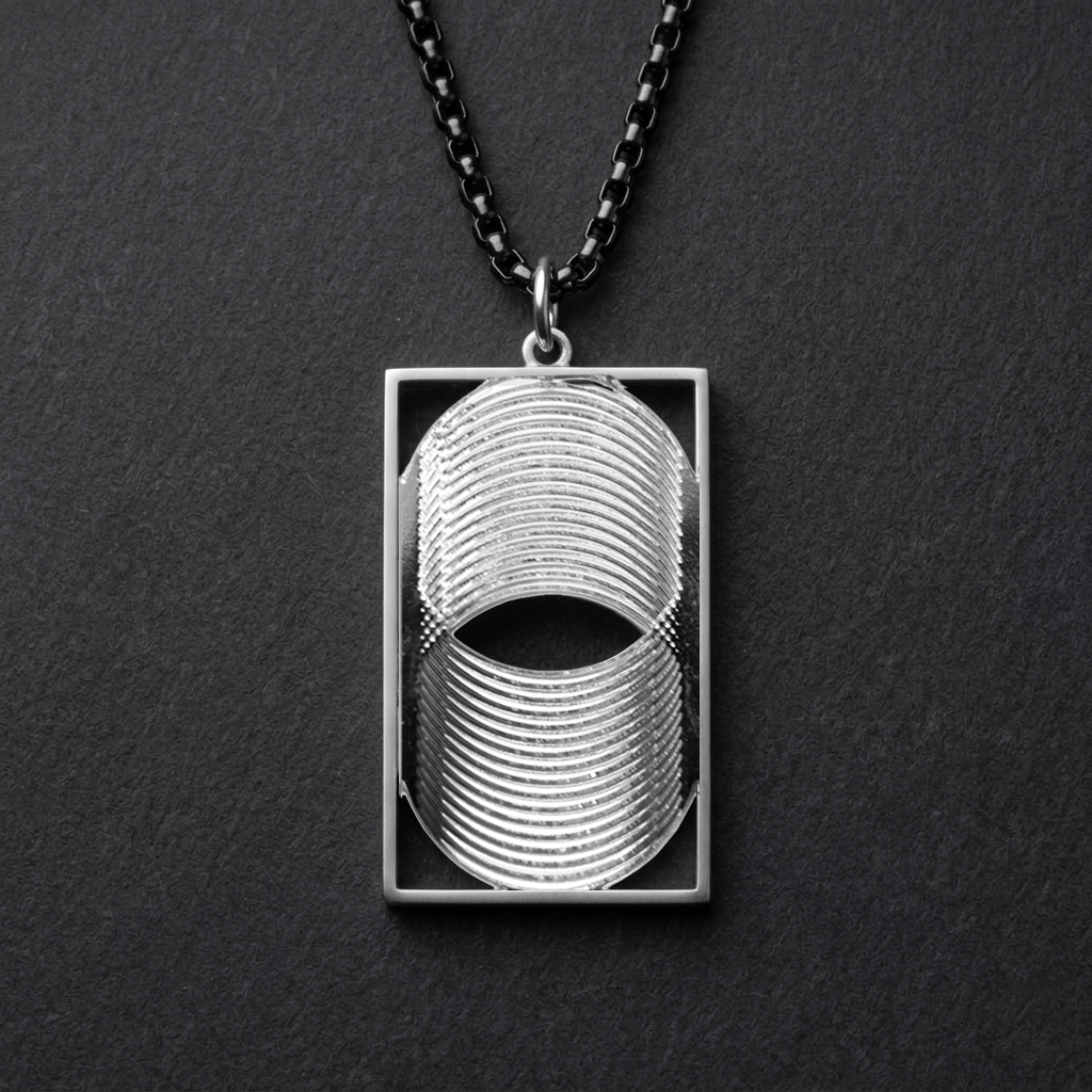 Symbol Jewelry | Silver Vortex Necklace