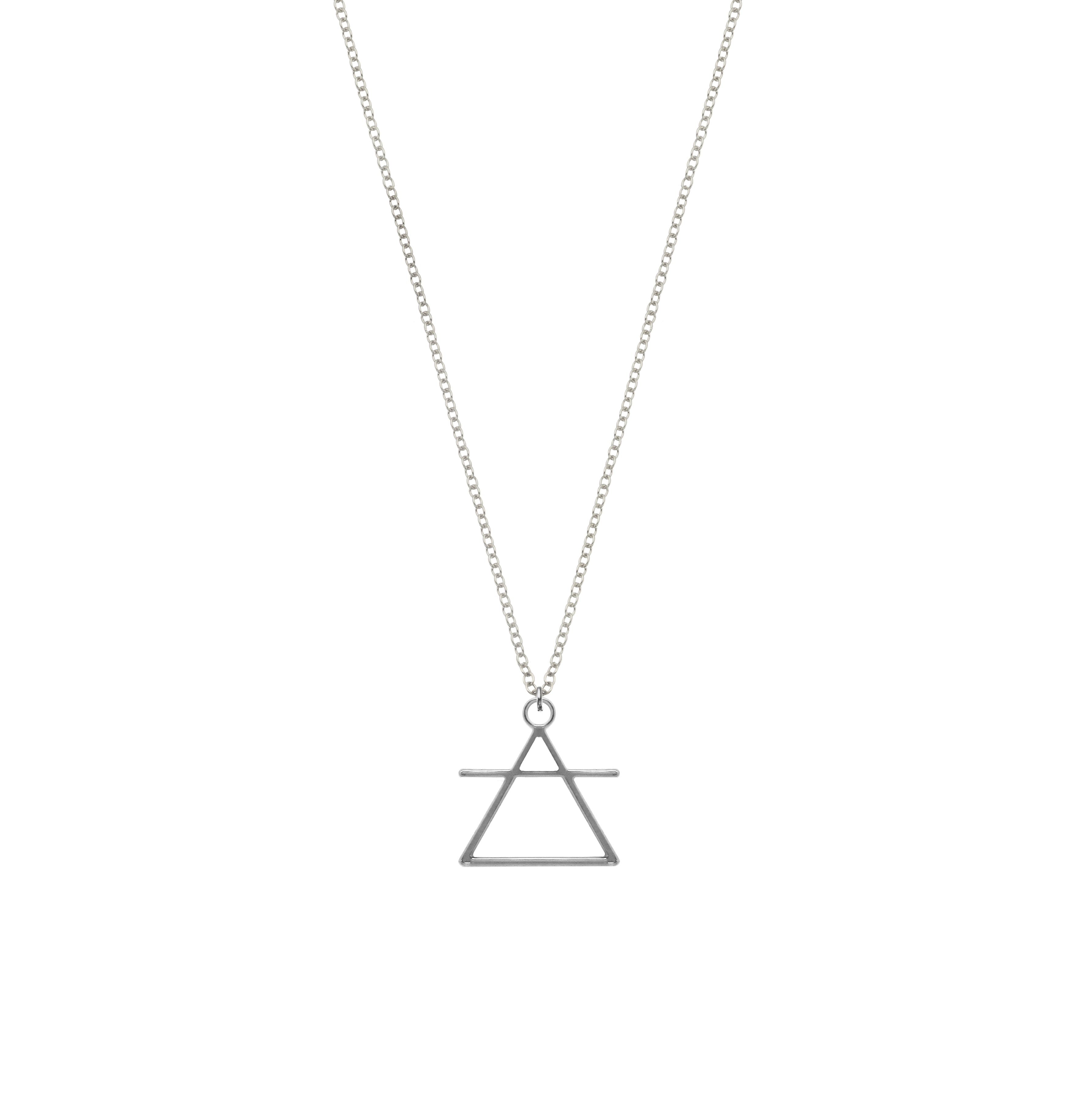 triangle symbol necklace