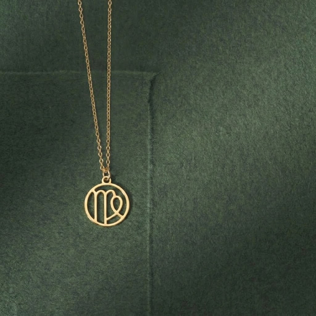 Virgo Necklace - Zodiac Sign Necklace