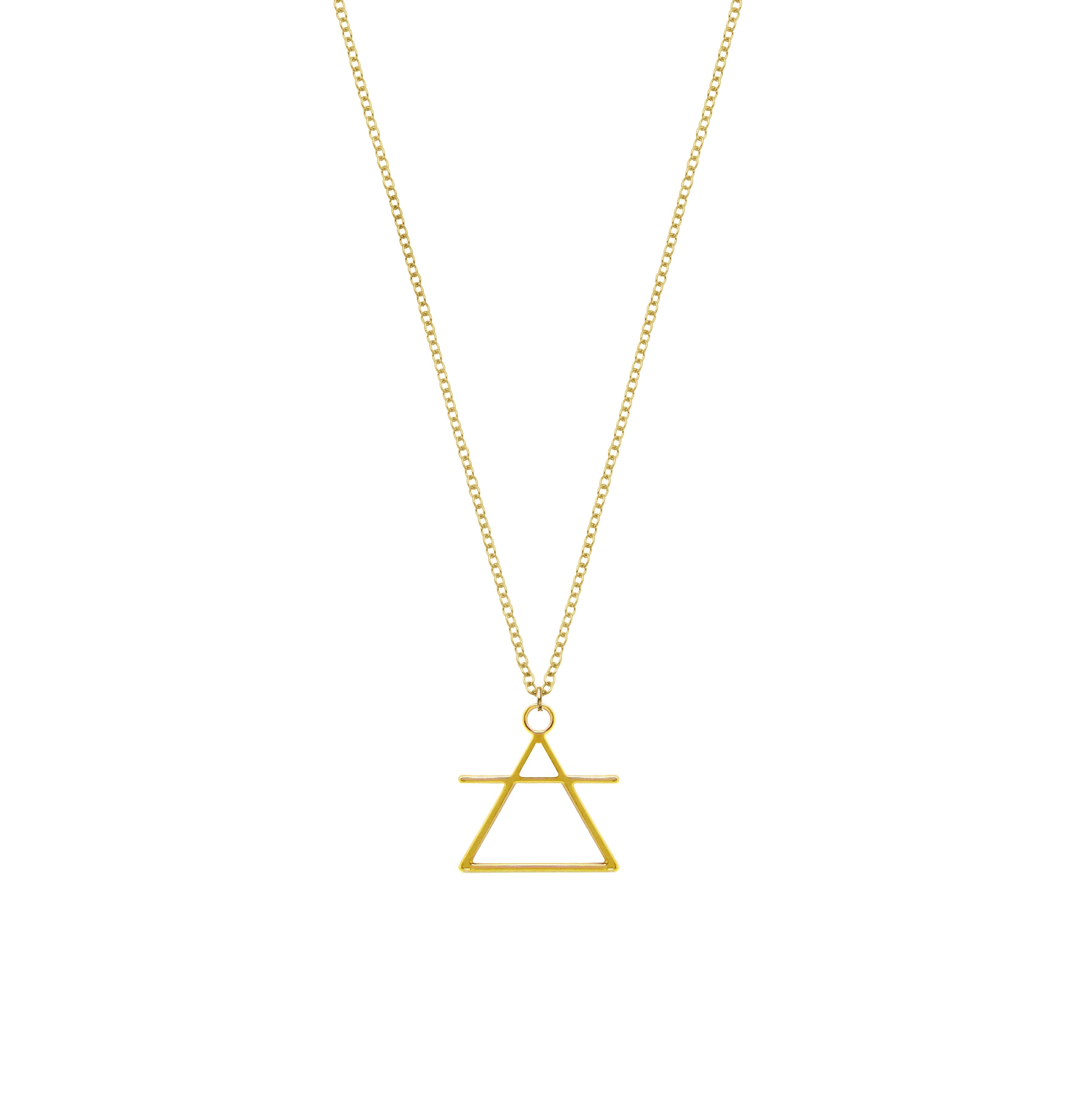 Triangle Necklaces