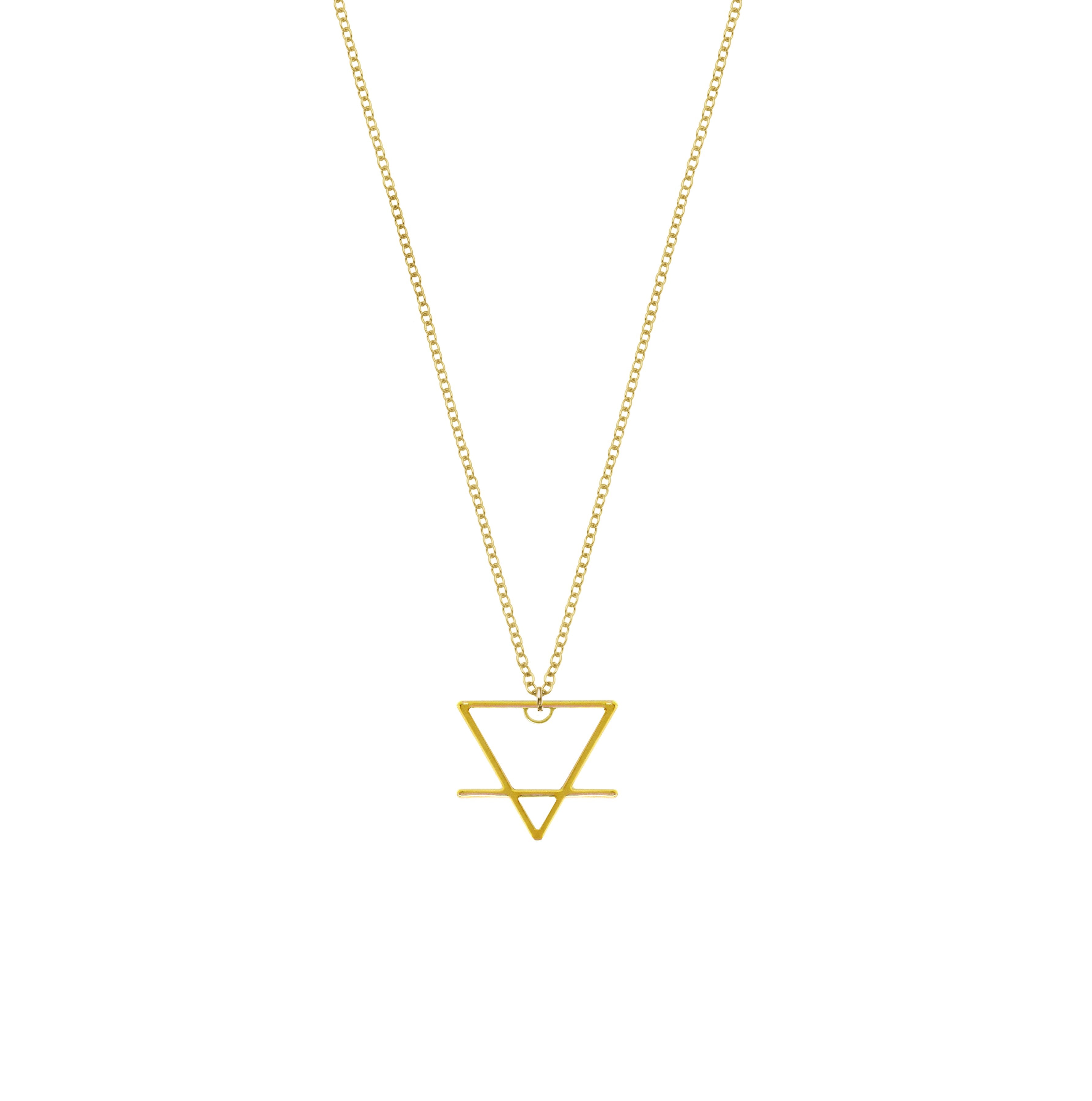 Element Necklace Gift Set | Simple Triangle Necklaces