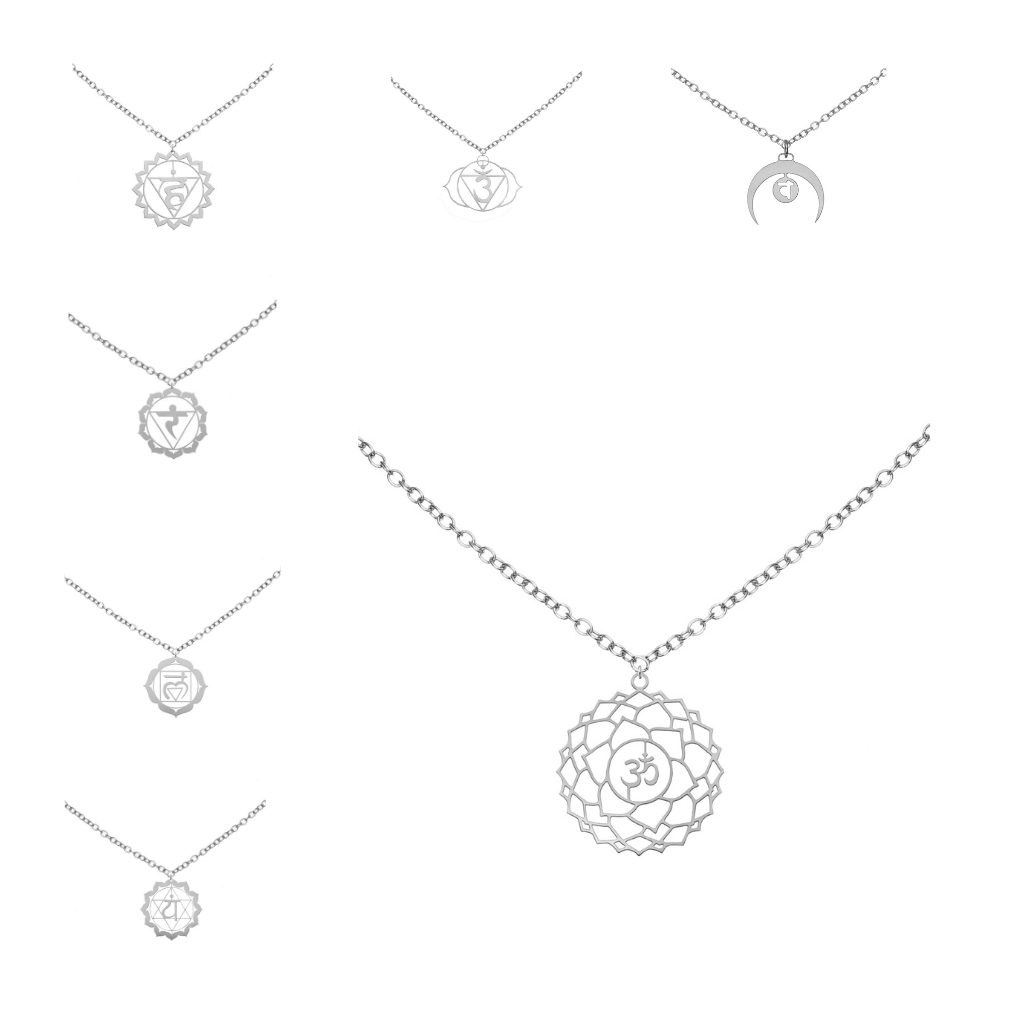 seven chakras necklace 