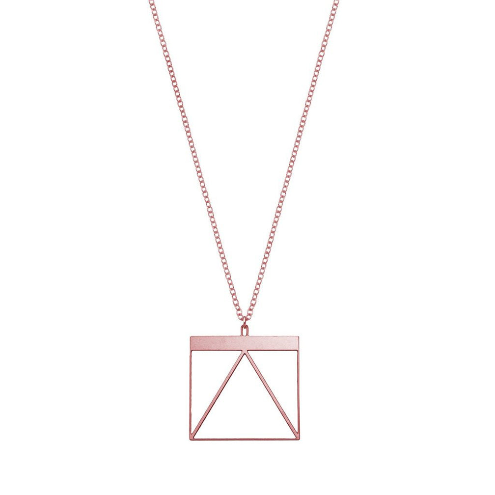 Geometric Pendant Necklace