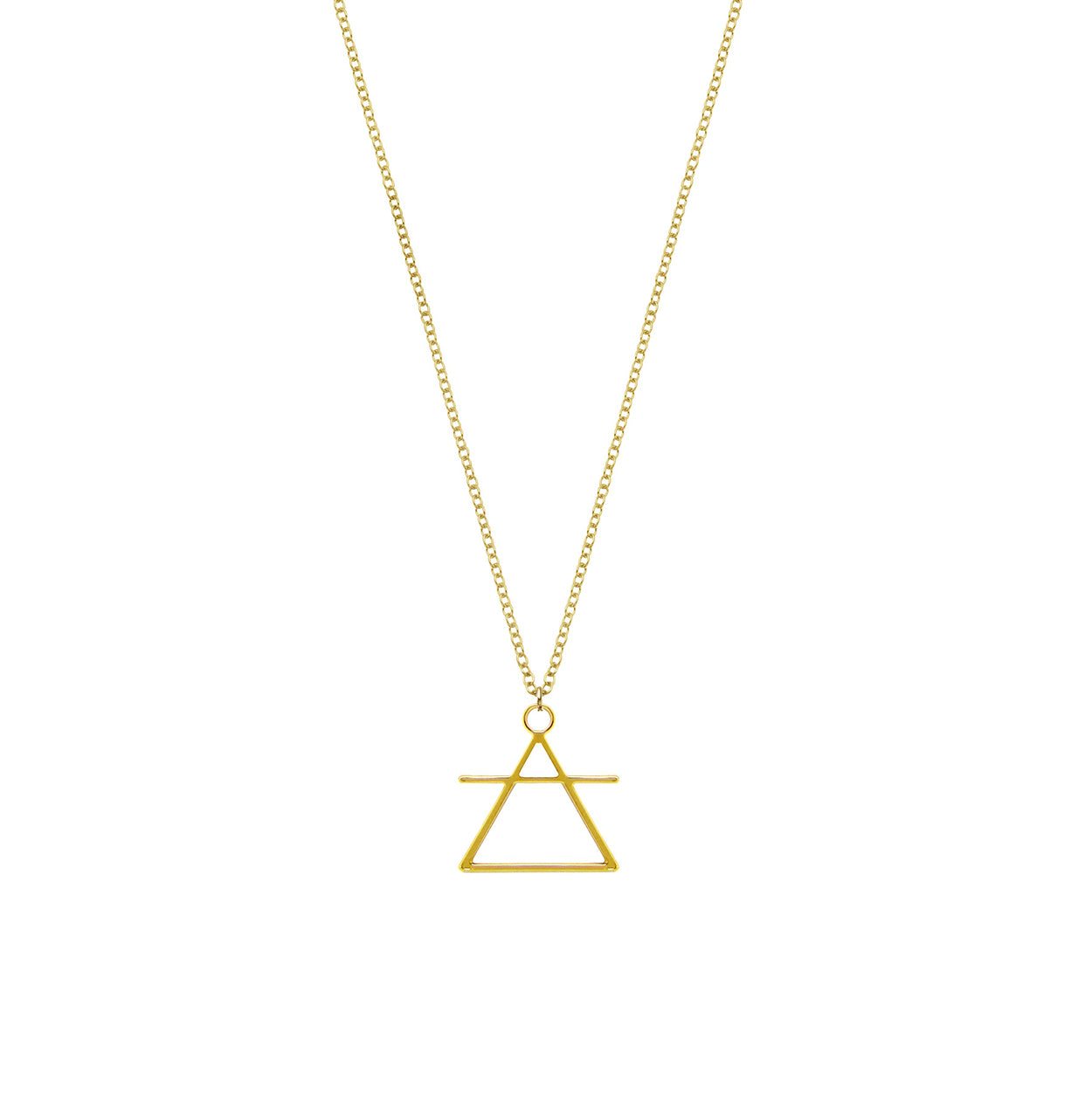 Triangle Necklace | For Air Signs