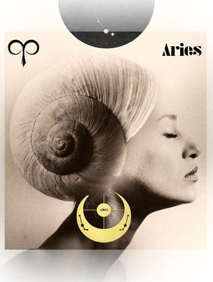Aries Earrings | Zodiac Sign Jewelry