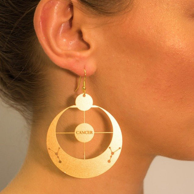 Cancer Earrings | Zodiac Sign Jewelry