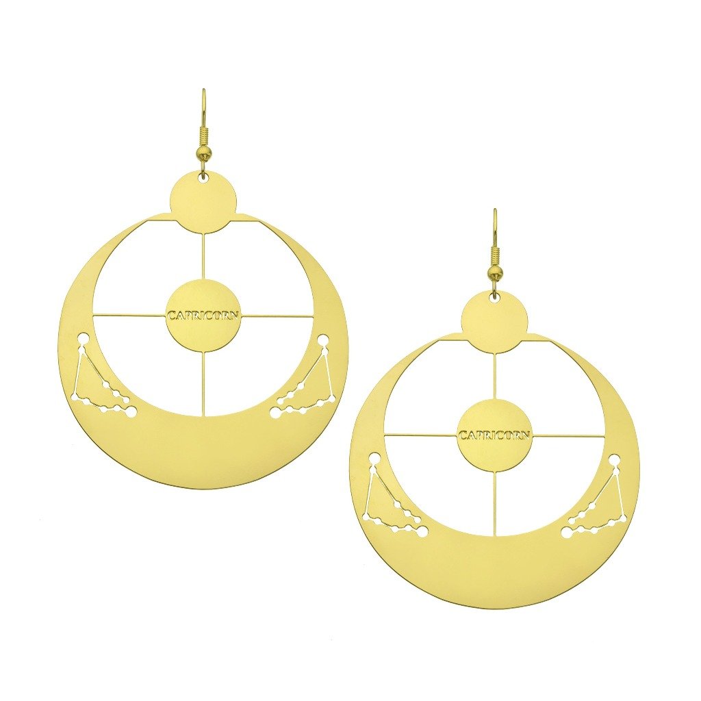 Capricorn Earrings | Zodiac Sign Jewelry