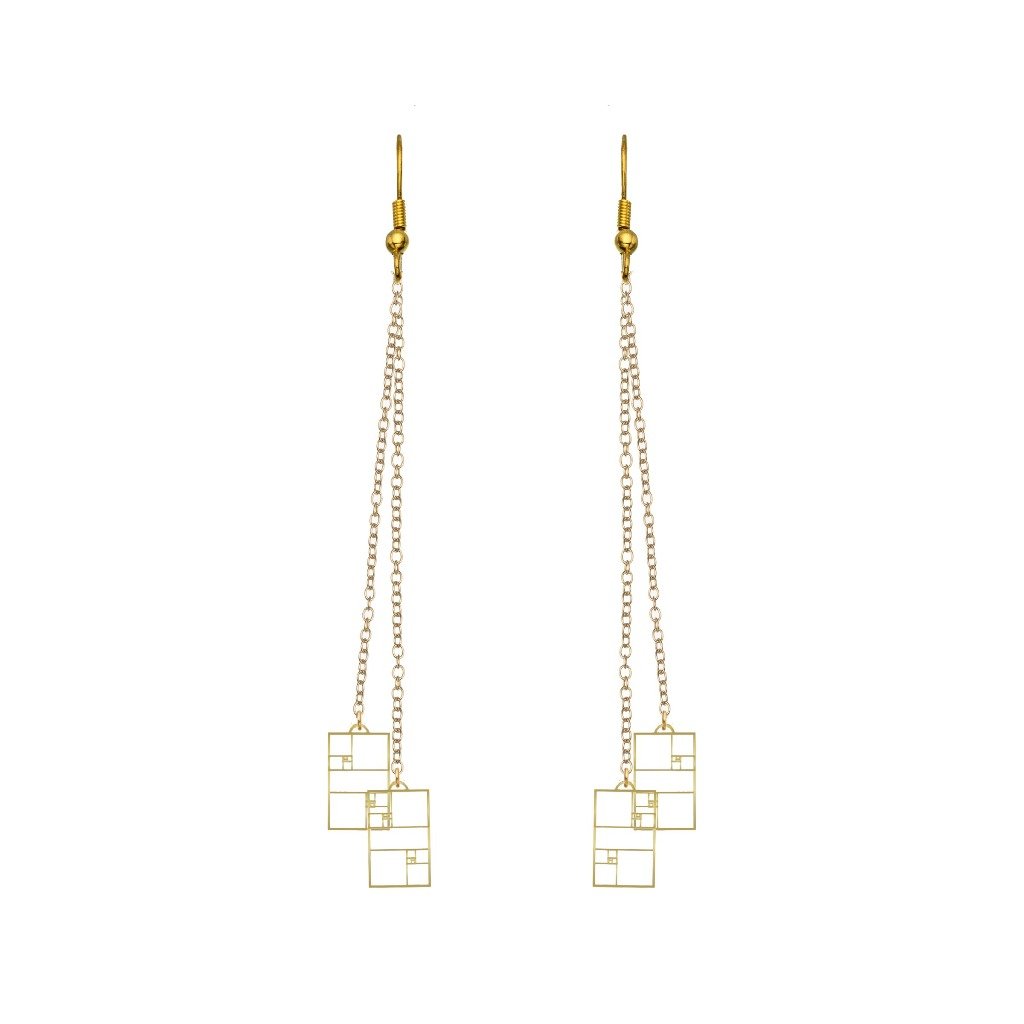 Golden Ratio Dangle Earrings