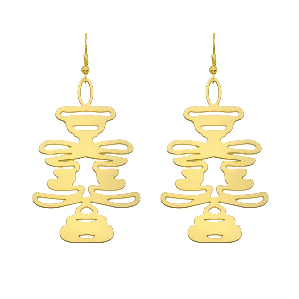 Mayan Earrings | Star Symbol Earrings