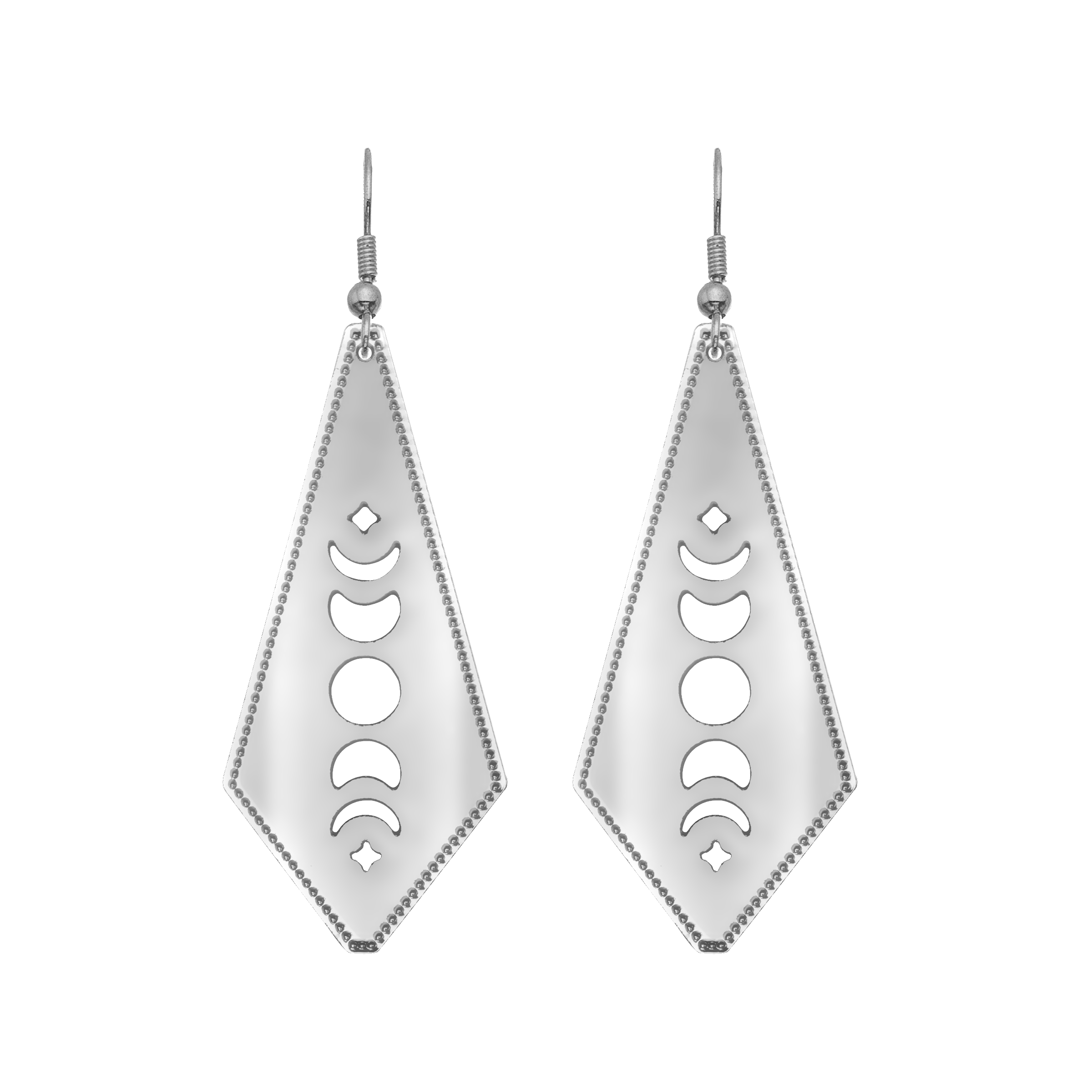 Moon Phase Diamond Earrings