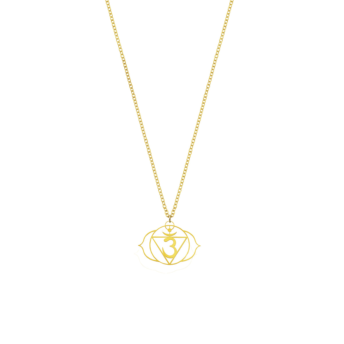 Louis Vuitton Garden Louise Long Pendant Necklace - Brass Pendant